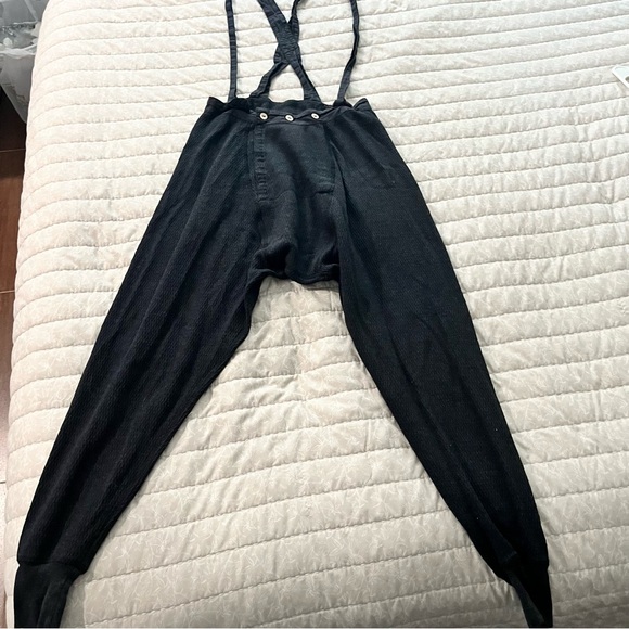 Free People Black and Cream Jumpsuit - Picture 3 of 12